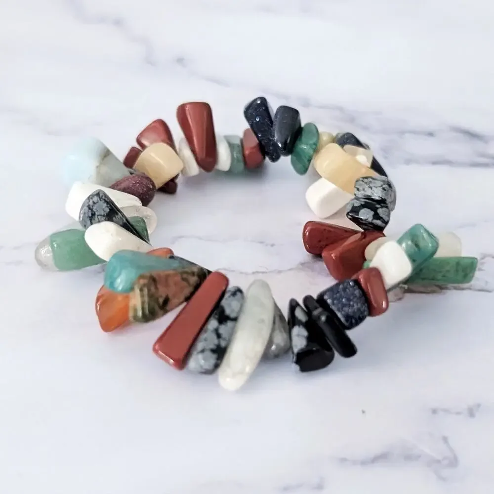 Vintage Bracelet - Multi Tone - Chunky